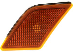 Front Side Marker Light for Mercedes-Benz C-Class 2008-2011, C63 2012-2015, Left (Driver), Lens and Housing, (Sedan 2008-2014)/(Coupe 2012-2015), Replacement