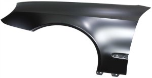 Front Fender for Mercedes-Benz E-CLASS 2003-2009, Left (Driver), Primed (Ready to Paint), Sedan/Wagon, Aluminum, Replacement