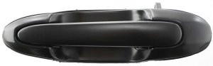 Rear Exterior Door Handle for Mazda MPV 2000-2006, Right (Passenger), Smooth Black, Plastic, Replacement