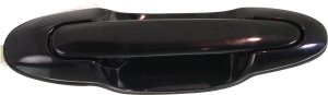 Rear Exterior Door Handle for Mazda MPV 2000-2006, Left (Driver), Smooth Black, Plastic, Replacement