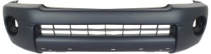 Front Bumper Cover for Toyota Tacoma 2005-2011, Textured with Spoiler Holes, X-Runner Model, Replacement