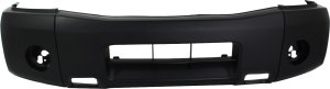 Front Bumper Cover for Titan 2004-2015, Primed (Ready to Paint), Plastic - XE Models (2004-2010), Replacement