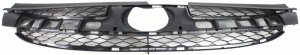 Grille Insert for Toyota Sienna 2006-2010, Matte Black Lower Plastic, Replacement