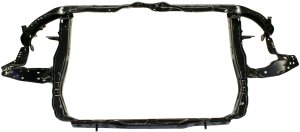 Radiator Support Assembly for 2008-2010 Toyota Highlander, Black, Steel, Excludes Hybrid Model, Replacement