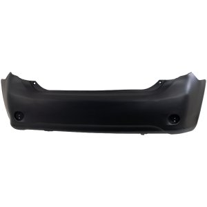 Rear Bumper Cover for Toyota Corolla 2009-2010, North Built Vehicle, Primed (Ready to Paint), without Spoiler Holes, Excluding S/XRS Models, Replacement