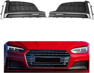 2018 - 2019 Audi A5 Quattro Front Bumper Insert (Right / Passenger Side)