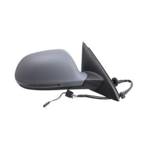 Right (Passenger) Outside Rear View Mirror Assembly for 2015 - 2018 Audi Q3, without Auto Dimming, without Lane Departure Warning, with Signal, Manual-Fold,  8U1857410FSP9-PFM, Replacement