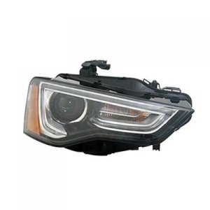 Right (Passenger) Headlight Assembly for 2012-2017 Audi S5, Xenon without Curve Lighting, Composite from 5-9-12,  8T0941044E, Replacement