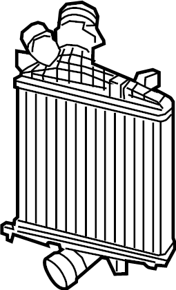 2019 - 2025 Audi Q7 Intercooler - Left (Driver)