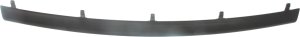 Front Bumper Molding for BMW 3-Series 2006-2011, Lower Center Finisher, Black, without M Package, without Turbo, Sedan/Wagon, Replacement