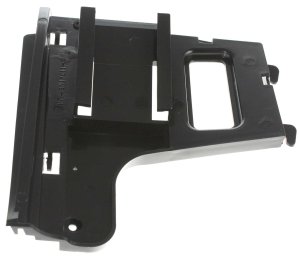 Front Bumper Retainer for BMW 7-Series (1995-2001), Right (Passenger) Side Outer Cover Insert, Black Plastic - Replacement Models: 725tds, 728i, 730i, 735i, 740i, 750i.