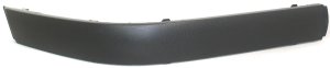Front Bumper Molding for BMW 3-Series 1995-1999, Right (Passenger) Side, Textured Outer Impact Strip, Black Plastic, Replacement Models: 318i, 320i, 323i, 325i, 328i, 330i.