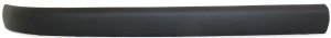 Front Bumper Molding for BMW 3-Series (2002-2005), Right (Passenger) Side, Impact Strip, Black, w/o Sport Package, Sedan, Replacement Fits: 320i, 325i, 325xi, 330i, 330xi.