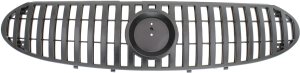 Grille for Buick Rendezvous 2002-2007 with Painted Silver Gray Shell and Insert, Replacement