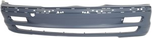 Front Bumper Cover Primed (Ready to Paint) for BMW 3-Series 1999-2001 (without Sport Package-Sedan)/Wagon, Replacement