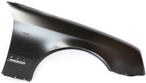 Front Fender for Mercedes-Benz CLK320/CLK430 1998-1999, Right (Passenger), Primed (Ready to Paint), Steel, Replacement