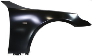 Front Fender (Right Passenger Side) for BMW 5-Series 2004-2010, Sedan/Wagon, Aluminum, Primed (Ready to Paint), Replacement Specific Models: 520i, 523i, 525i, 528i, 530i, 535i, 540i, 545i, 550i.