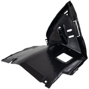 Front Fender Liner for BMW 3-Series 2000-2006, Left (Driver), Front Section, Convertible/Coupe, Replacement Models: 320i, 323i, 325i, 328i, 330i.