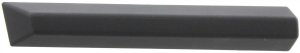 Fender Molding for BMW 3-Series 1992-1999, Left (Driver), Front, Sedan/Hatchback, without Sport Package, Replacement Models: 316i, 318i, 320i, 323i, 325i, 328i, M3.