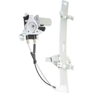 Front Window Regulator with Power Motor for Buick Century 1997-2005/Regal 1997-2004, Left (Driver), Replacement