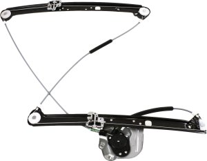 Front Window Regulator for BMW X5 2000-2006, Power, Left (Driver), Without Motor, Replacement