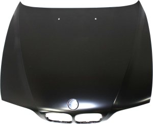 Steel Hood Panel for BMW 5-Series 1997-2003, Replacement Models: 520i, 523i, 528i, 530i, 535i, 540i, M5