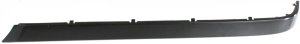 Rear Bumper Molding for BMW 7-Series 1995-2001, Right (Passenger) Outer Impact Strip, Black, w/o Park Distance Control, Replacement - Fits 740i, 740iL, 750iL.