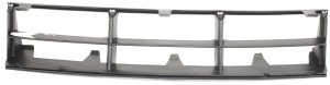 Front Bumper Grille for BMW 5-Series (97-03), Center Placement, Open Grid Design, Replacement Models: 520i, 523i, 525i, 528i, 530i, 535i, 540i, 545i, 550i