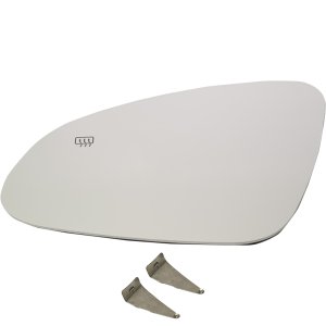 Heated Mirror Glass for Buick Verano 2012-2017, Left (Driver) Side, with Backing Plate, Replacement