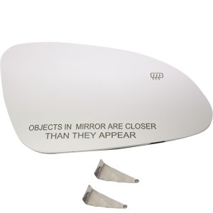 Heated Mirror Glass for Buick Verano 2012-2017, Right (Passenger) Side, with Backing Plate, Replacement