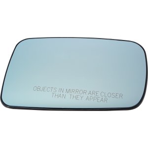 Heated Mirror Glass for BMW 3-Series (1999-2006) and 7-Series (2002-2008), Right (Passenger), with Backing Plate, Convertible/Coupe, Replacement