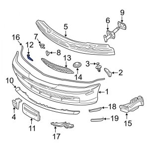 1999 - 2006 BMW 328ci Tow Hook Cover
