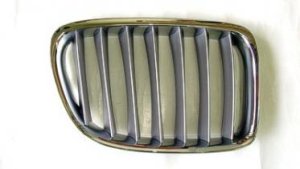 2012 - 2015 BMW X1 Grille - (Brand: LKQ) - Right (Passenger) Side - (xDrive35i 3.0L Sport Utility + Business 2.0L Sport Utility + X Line 2.0L Sport Utility + xDrive28i 2.0L, 3.0L Sport Utility + xDrive28i 2.0L Sport Utility + sDrive28i 2.0L Sport Utility + Sport Line 2.0L Sport Utility + sDrive20i 2.0L Sport Utility + xDrive20i 2.0L Sport Utility) Replacement