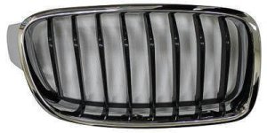 2012 - 2016 BMW 335i Grille - (Brand: LKQ) - Right (Passenger) Side - (Sport 3.0L Sedan + M Sport 3.0L Sedan) Replacement