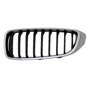 2014 - 2020 BMW 435i Grille - (Brand: LKQ) - Left (Driver) Side - (Base 3.0L Coupe + Base 3.0L Convertible + M Sport 3.0L Coupe + M Sport 3.0L Convertible) Replacement