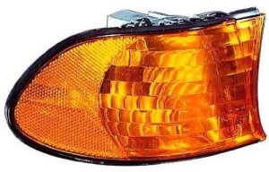 Right (Passenger) Park Light Lens/Housing for 1999 - 2001 BMW 740i, Park/Signal Combination, Replacement,  63138379108