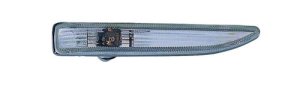 Right (Passenger) Side Repeater Light for 2002 - 2008 BMW 750i, White Turn Indicator Replacement;  63137164758