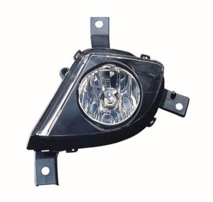 Left (Driver) Fog Light Assembly for 2009 - 2011 BMW 328i, Replacement Housing/Lens/Cover, Fits 3.0L L6 E90/E91 Body Code Sedan/Wagon,  63177199893, Excluding M Package, Replacement