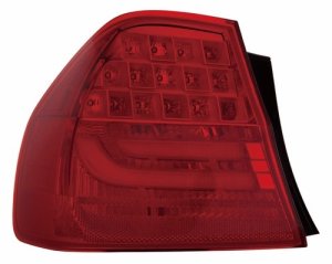 Left (Driver) Tail Light Lens/Housing for 2009 - 2011 BMW M3, Rear Light Assembly Replacement Housing / Lens / Cover, E90 Body Code; Sedan, Includes Lens,  63217289429, Replacement