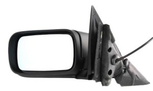 Power Mirror for BMW 3-Series (1999-2006), Left (Driver), Manual Folding, Heated, Paintable, w/o Memory, Sedan/Wagon, Replacement Models: 323i, 328i, 325i, 330i.
