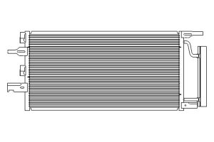 A/C Condenser for 2014 - 2022 Mini Cooper F56,  64509271206, Replacement