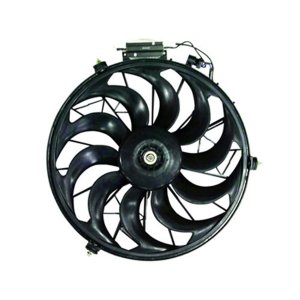 Radiator Cooling Fan Assembly for 1988 - 1995 BMW 530i, Auxiliary Blower Assembly, USA Distribution,  64541392913, Replacement