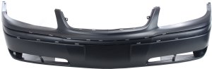 Front Bumper Cover for Chevrolet Impala 2000-2005 LS Model, Primed (Ready to Paint), Without Appearance Package, With Fog Light Holes, Replacement