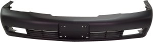 Front Bumper Cover for Cadillac Deville 2000-2005, Primed (Ready to Paint), with Fog Light Holes, fits Base/DTS Models, Replacement