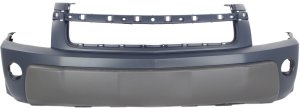 Front Bumper Cover for Chevrolet Equinox 2005-2006 Primed (Ready to Paint), LS with Fog Light Holes, LT Models, Replacement