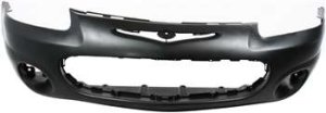 Front Bumper Cover for Chrysler Sebring 2001-2003, Primed (Ready to Paint), with Fog Light Holes, Convertible, Replacement