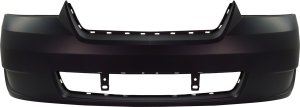 Front Bumper Cover for Chevrolet Malibu 2006-2008, Primed (Ready to Paint), Without Fog Light Holes, Replacement