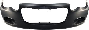 Front Bumper Cover for Chrysler Sebring Sedan 2004-2006, Primed (Ready to Paint), with Fog Light Holes, Replacement