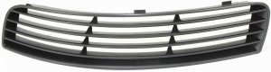 Fog Light Cover for Chevrolet Cobalt 2005-2010, Left (Driver) Side, Outer, Dark Gray, without Fog Light Hole, Replacement