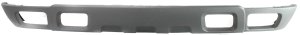 Front Lower Valance Air Deflector for Chevrolet Avalanche 2002-2006/Silverado 2003-2006, Textured Gray, with Fog Light Holes, Includes 2007 Classic, Replacement